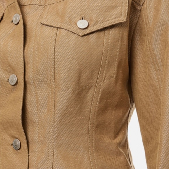 STELLA McCartney Runway Cinch Peplum Waisted Logo Buttoned Fitted Jacket Blazer - Picture 10 of 16